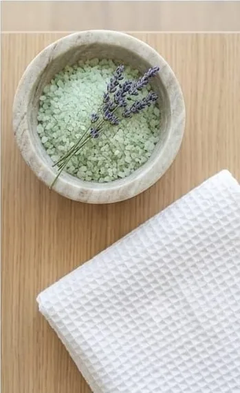 Bath salt with lavender at The Port Baku Spa
